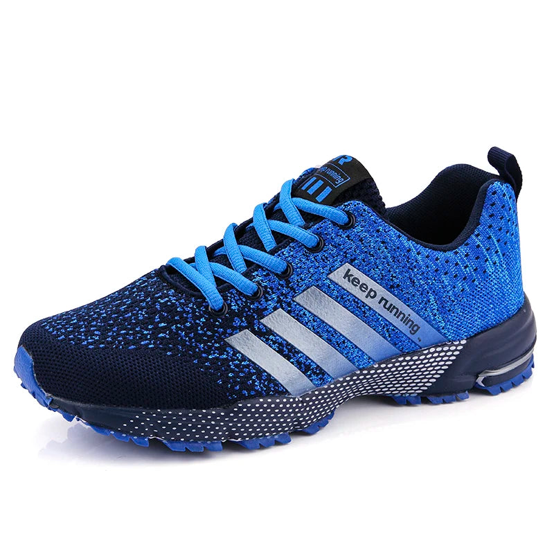 Men’s Green Breathable Running Shoes – Big Size 47